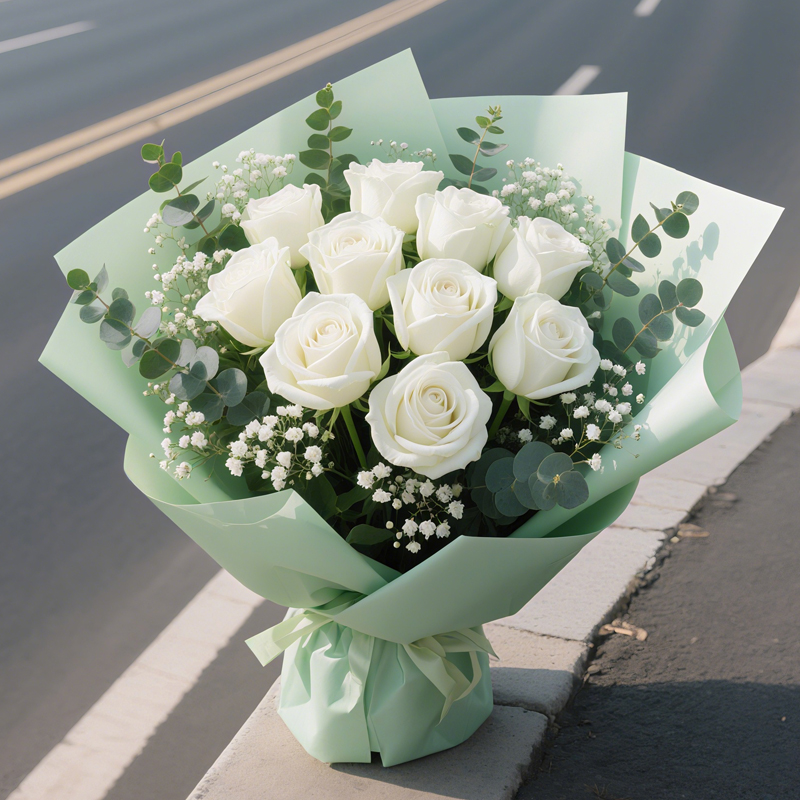 How to write the congratulatory message for the opening flower basket of a Fishersville beauty salon
